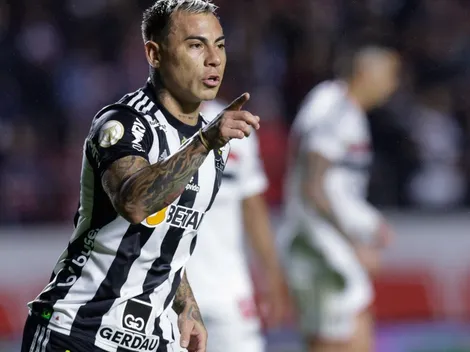 Lo da vuelta: Edu Vargas vuelve a ser amo y señor del Atlético Mineiro en Brasil
