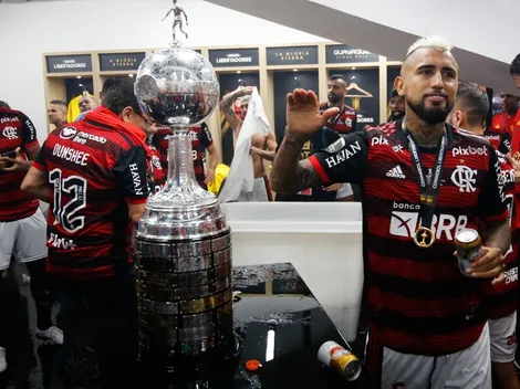 El delirante live de Arturo Vidal en Brasil tras ganar la Libertadores