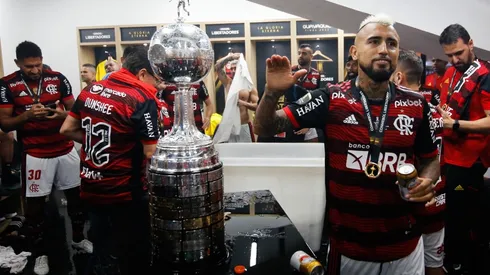 El delirante live de Arturo Vidal en Brasil tras ganar la Libertadores