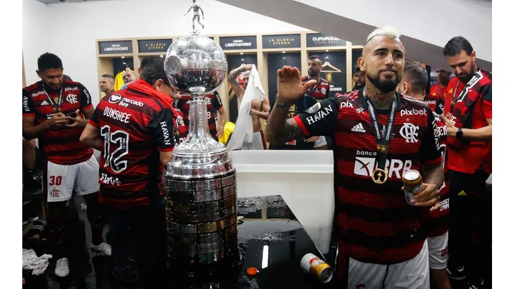 El delirante live de Arturo Vidal en Brasil tras ganar la Libertadores