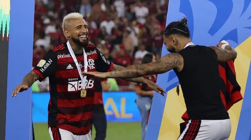 Arturo Vidal espera consolidarse como campeón con el Flamengo en la Libertadores.