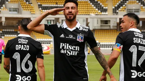 Juan Martín Lucero es pura felicidad en Colo Colo