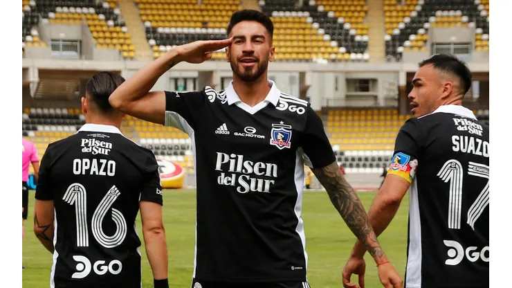 Juan Martín Lucero es pura felicidad en Colo Colo