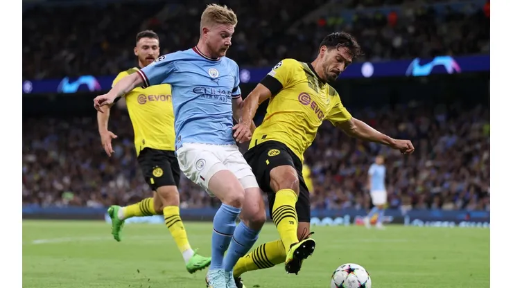 Borussia Dortmund buscará la clasificación en Champions ante el Manchester City.