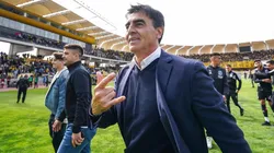 La felicidad de Gustavo Quinteros tras la obtención del título de campeón con Colo Colo.