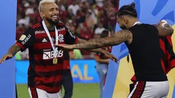 Vidal en medio de las celebraciones del Mengao.