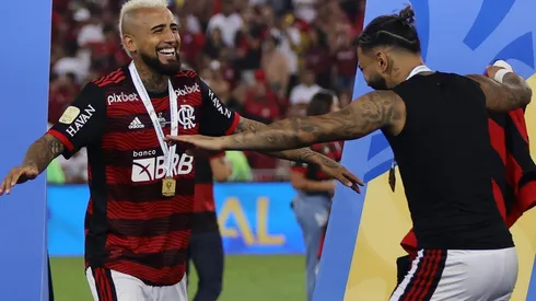 Vidal en medio de las celebraciones del Mengao.