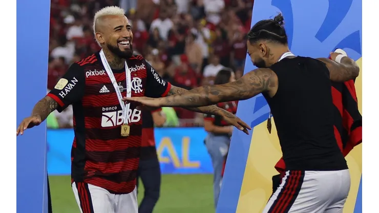 Vidal en medio de las celebraciones del Mengao.
