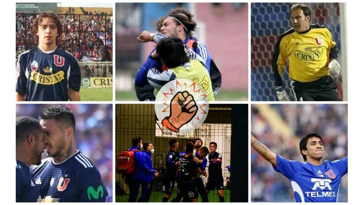 Universidad de Chile y su recordado historial de fuertes peleas dentro del camarín
