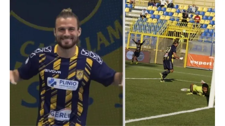 Christian Santos anota su primer tanto en Italia
