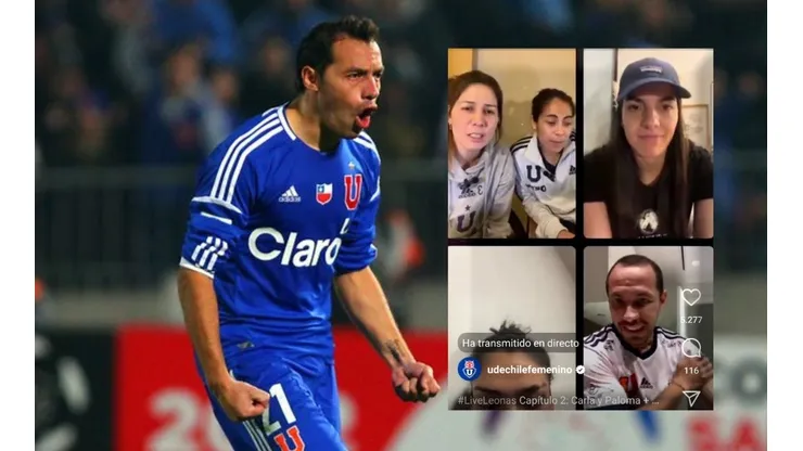 Fantasmal irrupción de Marcelo Díaz en Instagram live de Las Leonas de la Universidad de Chile