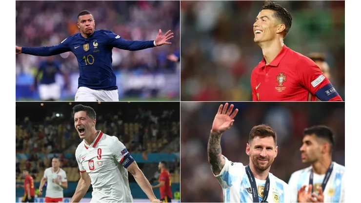 Los goleadores a nivel planetario que buscarán hacer de las suyas en el Mundial de Qatar 2022