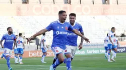 El Chorri marcó el doblete ante la UC en Rancagua en el empate 2-2