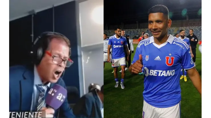 Lorca a todo pulmón en el gol del Chorri Palacios.