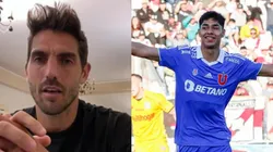 El ex delantero de la U destacó al joven talento azul