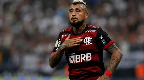 Vidal vio acción en la final de la Copa de Brasil.