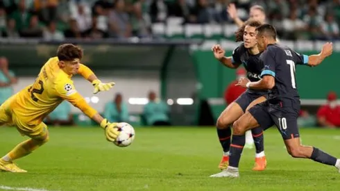 Alexis Sánchez anotó el segundo tanto para el Marsella