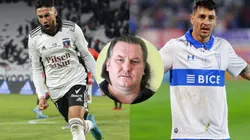 Luka Tudor pone a Zampedri por sobre Juan Martín Lucero.