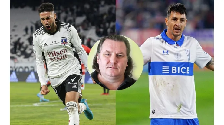 Luka Tudor pone a Zampedri por sobre Juan Martín Lucero.