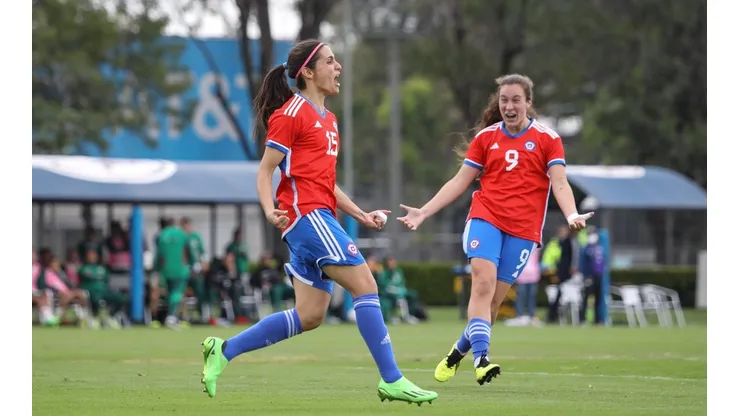 Daniela Zamora anotó ante México en el último partido amistoso de la Fecha FIFA.