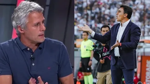 El comentarista apuntó a las declaraciones del técnico albo luego del empate con Curicó
