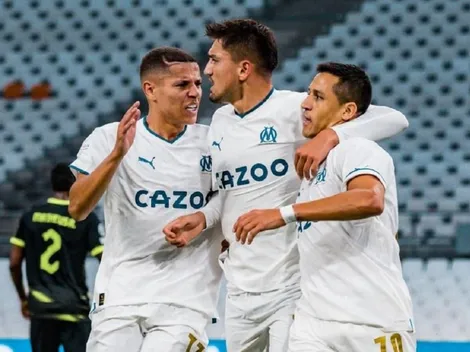 Sánchez anota en el triunfazo del Marsella en Champions