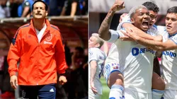 Sebastián Miranda es pura alegría por el tanto de Junior Fernandes