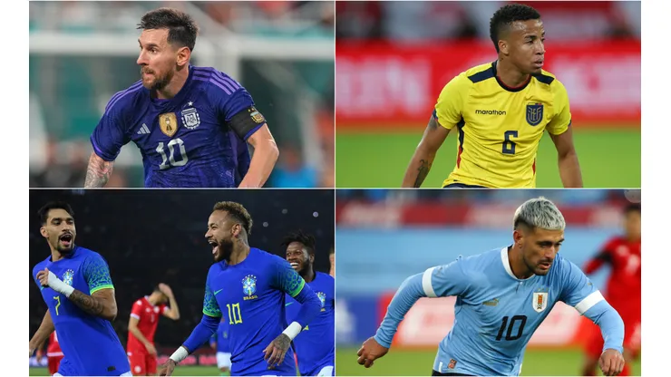 Las distintas selecciones presentaron sus camisetas para jugar el Mundial de Qatar 2022.