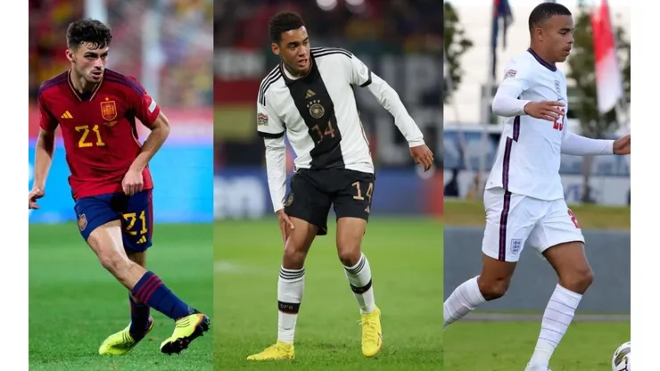 Pedri, Musiala y Greenwood son jugadores que prometen en el próximo Mundial.