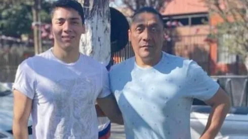 Kalule está chocho con su hijo Javier.