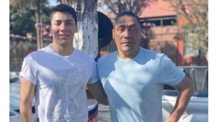 Kalule está chocho con su hijo Javier.