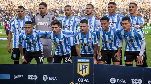Racing está en el tercer lugar del campeonato