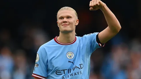 El noruego Erling Haaland viene de convertirle al Manchester United