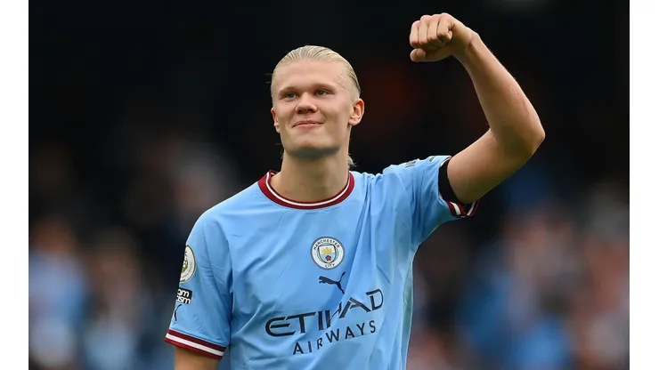 El noruego Erling Haaland viene de convertirle al Manchester United
