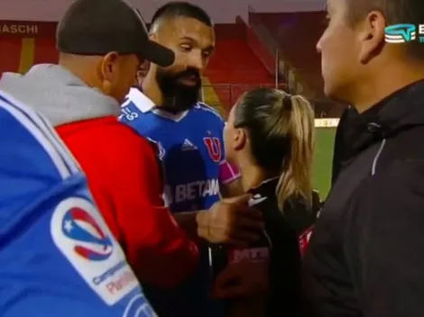 Ronnie y su enojo con la juez Loreto Toloza una vez terminado el duelo ante Audax