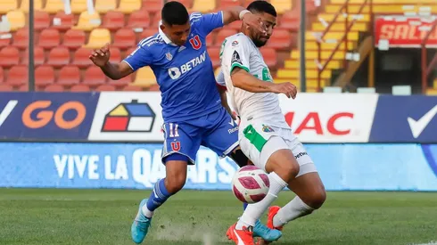 Cristián Palacios marcó un doblete para la Universidad de Chile, que no sirvió de mucho.