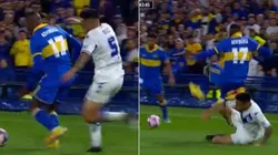 El patadón que recibió Luis Advíncula por parte de Francisco Ortega