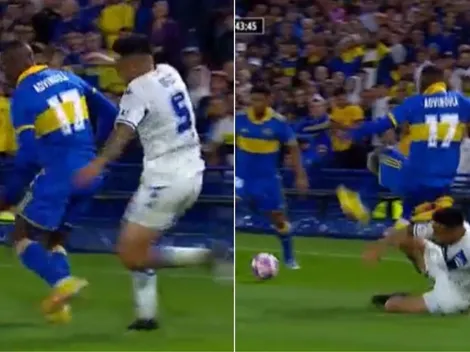 VIDEO | El patadón que recibe Advíncula y 'alegra' los hinchas de la U