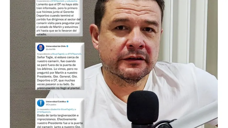 Leo Burgueño le para el carro a los CM de Universidad de Chile y Universidad Católica tras la pelea virtual del último viernes: "Están haciendo un trabajo de barra brava"