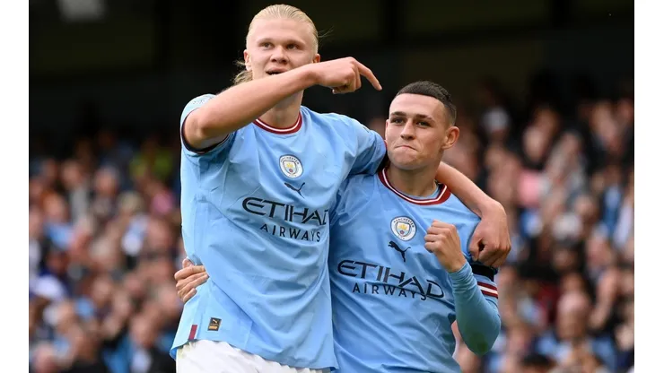 Erling Haaland y Phil Foden fueron claves en la paliza propinada por el Manchester City al United en el Etihad Stadium