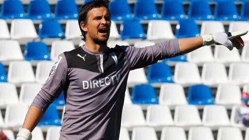 El exarquero disputó 71 partidos con la camiseta de la Franja Cruzada.