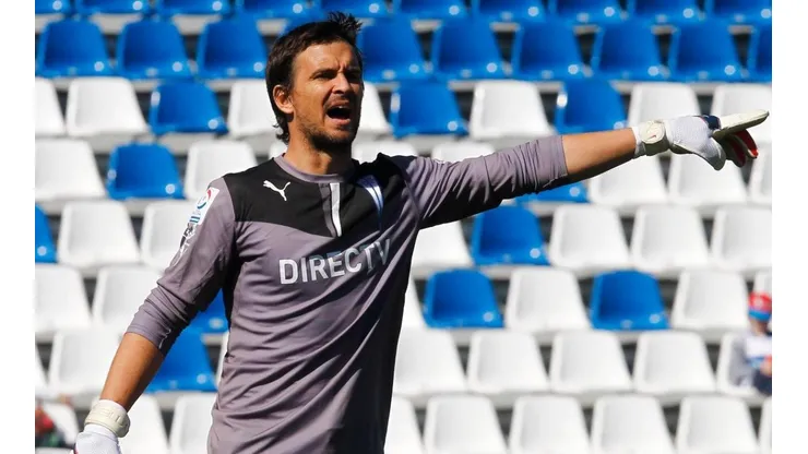 El exarquero disputó 71 partidos con la camiseta de la Franja Cruzada.