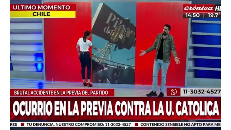 Azzaro criticó a los hinchas de Colo Colo con ácido comentario.