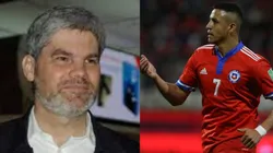 Guarello le cayó con todo a Alexis Sánchez.