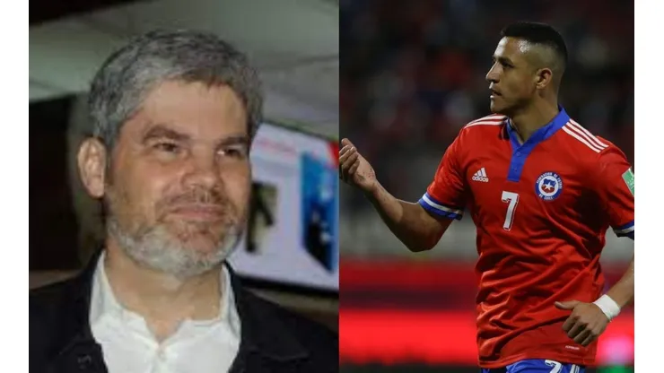 Guarello le cayó con todo a Alexis Sánchez.