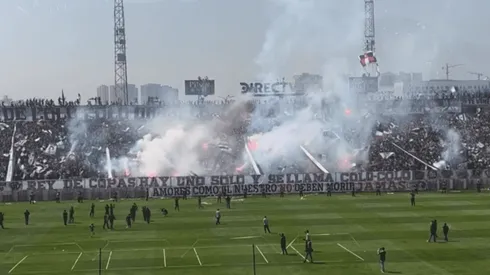 Arengazo dejó heridos y una techumbre caída como saldo.