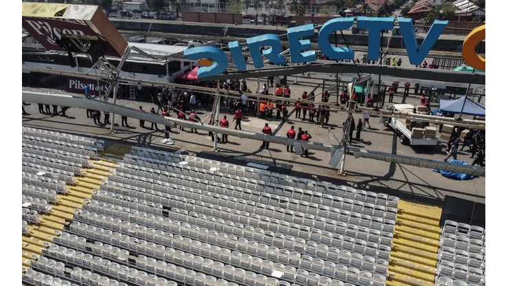 El Estadio Monumental entra en una rápida reparación en el sector de Cordillera