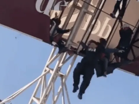 VIDEO: La desesperada acción de hincha de Colo Colo en colapso de techo en el Monumental