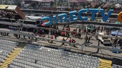 Así quedó el Estadio Monumental tras el colapso del techo.