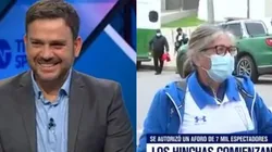 ¡Lo echaron al agua! El hilarante momento que vive Nacho Valenzuela e hincha de la UC